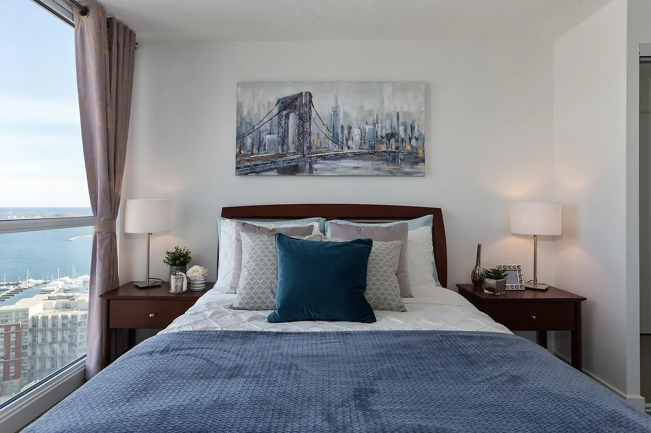 Apartamento Premium 2-Bedroom With Cn Tower & Lake Views Toronto Canadá